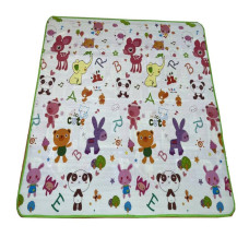 Дитячий двосторонній килимок PlayBaby Звірята/дороги 200x180x0.5 см, код: 1425639854-E