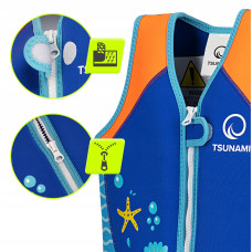 Жилет для плавання Tsunami дитячий 2-3 років (15-19 кг), синій, код: P-5905973406758