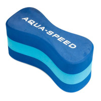 Колобашка для плавання Aqua Speed Junior 3 Layesr Pullbuoy 200x80x100 мм, синій-блакитний, код: 5908217667786