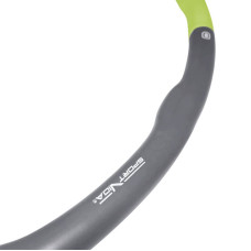 Обруч масажний Hula Hoop SportVida 100 см 1.2 кг Grey/Green, код: SV-HK0339