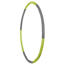 Обруч масажний Hula Hoop SportVida 100 см 1.2 кг Grey/Green, код: SV-HK0339