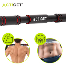 Турнік розсувний Actiget 72-105 см Black/Red, код: ACT0168