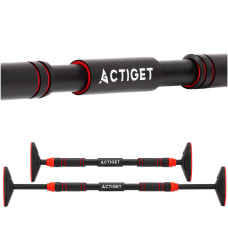 Турнік розсувний Actiget 72-105 см Black/Red, код: ACT0168