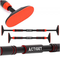 Турнік розсувний Actiget 72-105 см Black/Red, код: ACT0168