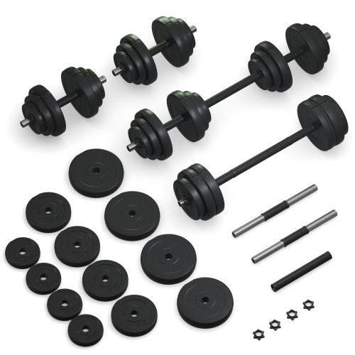 Гантелі з функцією штанги 2в1 Fit-On 38кг, код: 2020-0008