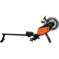Веслувальний тренажер повітряний AirRower HMS ZP6591 чорно-помаранчевий, код: 5907695536164-IN