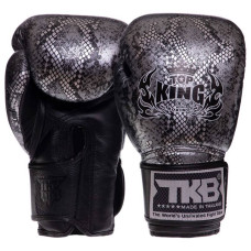 Рукавички боксерські  Top King Super Snake шкіряні 14 унцій, чорний-золотий, код: TKBGSS-02_14BKG-S52
