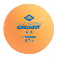 Кульки для настільного тенісу Donic Prestige 2*, 6шт, жовтий+білий., код: 608523-WS