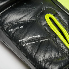 Боксерські рукавички Leone Revo Performance Fluo 12 ун, чорний, код: 500196-RX