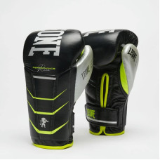 Боксерські рукавички Leone Revo Performance Fluo 12 ун, чорний, код: 500196-RX
