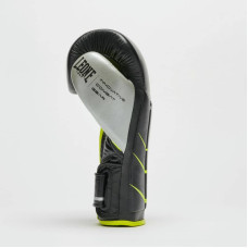 Боксерські рукавички Leone Revo Performance Fluo 12 ун, чорний, код: 500196-RX
