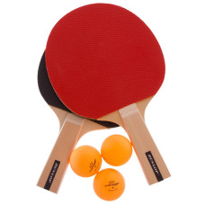 Набір для настільного тенісу Dunlop Ragen 2ракетки, 3 м'яча, сітка, чохол, код: DL679212