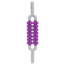 Масажер-палка роликовий FitGo Massager Bar 14 масажерів, 550х100 мм, фіолетовий, код: FI-6198-S52