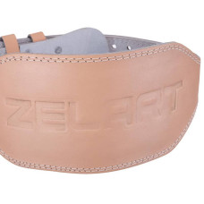 Пояс атлетичний шкіряний Zelart ширина 15см XXL оранжевий, код: SB-165101_XXL-S52