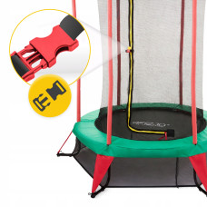 Батут дитячий для дому 4Fizjo Kids 140 см Green/Red, код: P-5907739319456