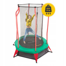 Батут дитячий для дому 4Fizjo Kids 140 см Green/Red, код: P-5907739319456