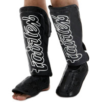 Захист гомілки та стопи для єдиноборств Fairtex Rexion L, чорний, код: F-033A_LBK