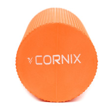 Масажний ролик (валік) Cornix EVA+ 450x150 мм, помаранчевий, код: XR-0302