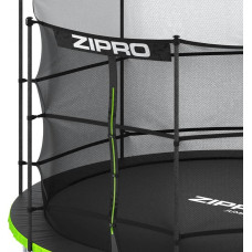 Батут Zipro Jump Pro 16FT (4960 мм) з внутрішньою сіткою, чорний-салатовий, код: 5902659840707-IN