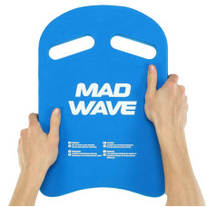Дошка для плавання MadWave Cross 380x270x40 мм, синій, код: M072304_BL