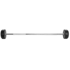 Штанга фіксована пряма обрезиненная Zelart Rubber Coated Barbell 15 кг, код: TA-2685-15-S52
