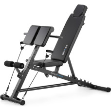 Лавка тренувальна Gymtek XL800 з еспандерами та партою Скотта, код: 5905884426999