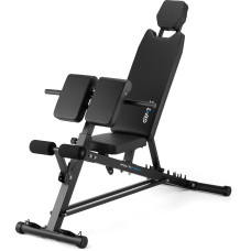 Лавка тренувальна Gymtek XL800 з еспандерами та партою Скотта, код: 5905884426999