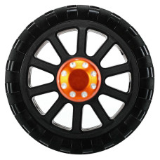 Колесо для пресу одинарне FitGo 14 см, чорний, код: FI-0285_BK