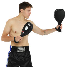 Ракетка для тхеквондо одинарна Fairtex чорний, код: FTX034_BK