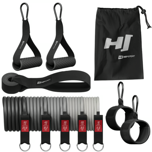Набір резинок з еспандерами Hop-Sport HS-R060RT, код: 5902308233188