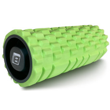 Масажний ролик EasyFit Grid Roller v.1.1 міцний масажер 330х140 мм, салатовий, код: EF-2020a-GN
