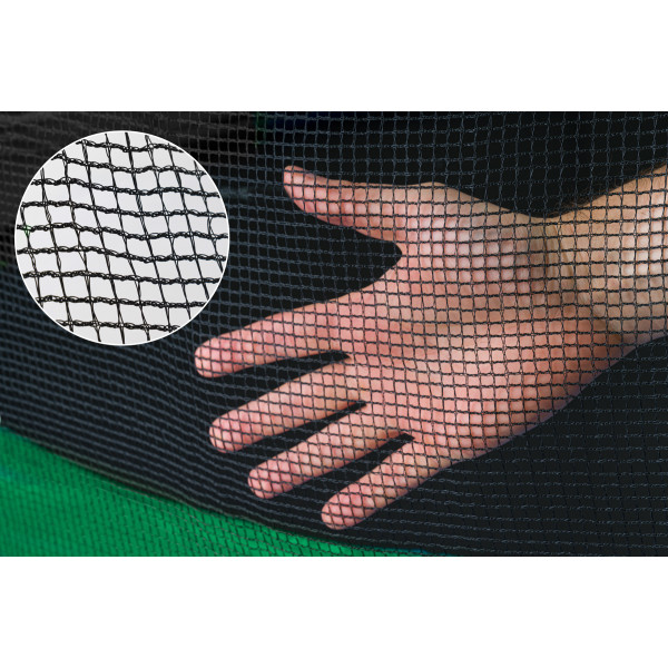 Батут Hop-Sport 10ft (305см) зелений з внутрішньою сіткою, код: 5902308210431