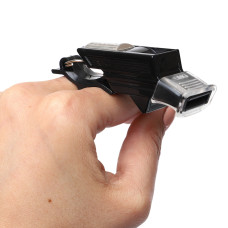Свисток суддівський пластиковий PlayGame Whistle A-526, чорний, код: FI-6190-S52