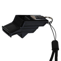Свисток суддівський пластиковий PlayGame Whistle A-526, чорний, код: FI-6190-S52