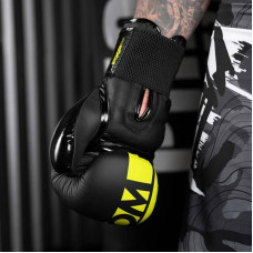 Боксерські рукавиці Phantom Apex Elastic Neon Black/Yellow 16 унцій, код: PHBG2300-16