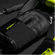 Боксерські рукавиці Phantom Apex Elastic Neon Black/Yellow 16 унцій, код: PHBG2300-16