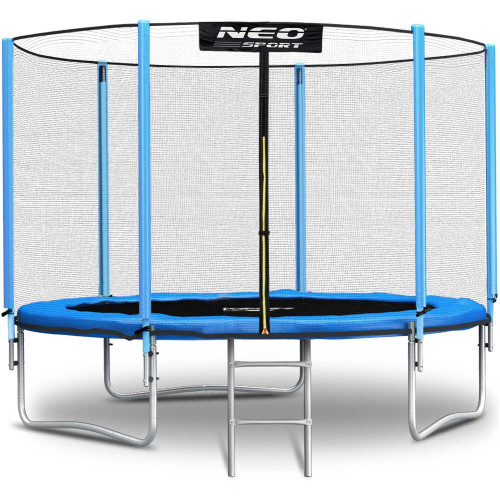 Батут Neo-Sport з зовнішньою сіткою 8 футів 252 см, блакитний, код: NS-08Z181-IN