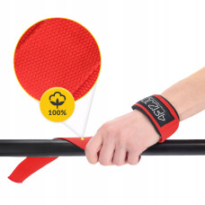 Лямки для станової тяги 4Fizjo Deadlift Straps Red, код: P-5905973402286