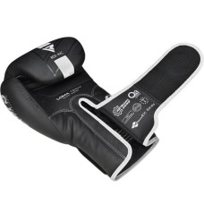 Боксерські рукавиці RDX F6 Kara Matte 16 унцій, чорний-білий, код: BGR-F6MW-16OZ