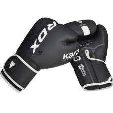 Боксерські рукавиці RDX F6 Kara Matte 16 унцій, чорний-білий, код: BGR-F6MW-16OZ