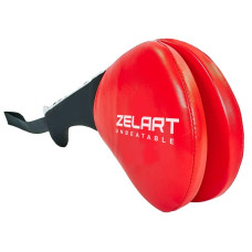 Ракетка для тхеквондо подвійна Zelart червоний, код: BO-5489_R-S52