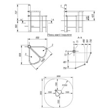 Платформа для крокування InterAtletika 859x859x727 мм, код: MF2.3-SM