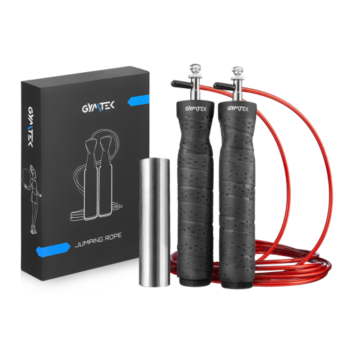 Скакалка Gymtek швидкісна з обтяжувачем, на підшипниках, код: 5907766663980