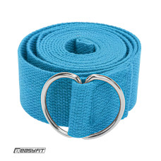 Ремінь для йоги EasyFit світло-блакитний, код: EF-1830-LBL