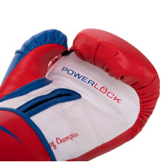 Рукавички боксерські Everlast Powerlock 14 унцій, червоний-синій, код: EVP00000729-S52