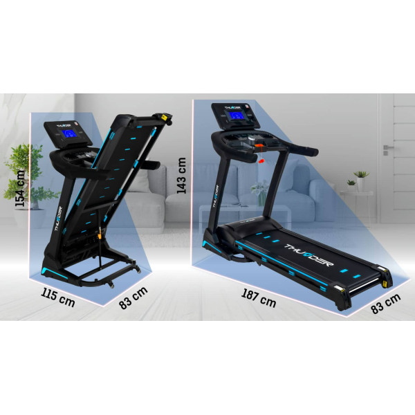 Бігова доріжка Thunder Core-S Black, код: CORE-S-BLACK