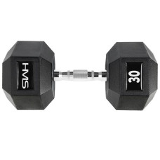 Гантель HMS Hex Pro 1х30 кг, код: 17-66-123-IN