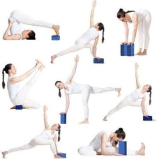 Блок для йоги PowerPlay Yoga Brick, код: PP_4006_Blue_Yoga_Brick