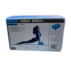 Блок для йоги PowerPlay Yoga Brick, код: PP_4006_Blue_Yoga_Brick