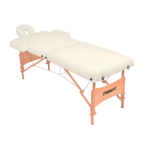 Масажний стіл-кушетка EasyFit ZenRest складна + чохол 2140х710х640х855 мм, бежевий, код: EF-2215-70
